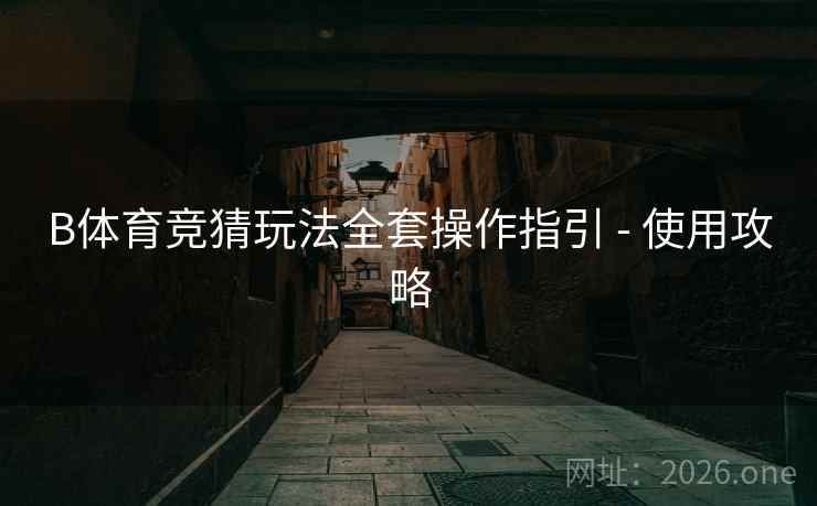 B体育竞猜玩法全套操作指引 - 使用攻略