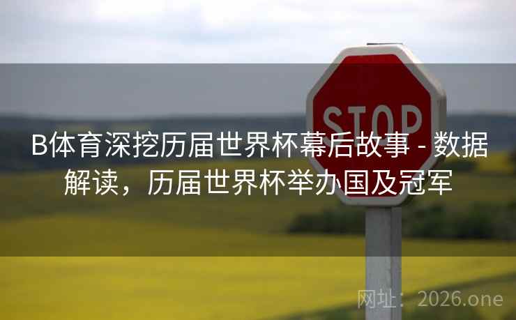 B体育深挖历届世界杯幕后故事 - 数据解读，历届世界杯举办国及冠军