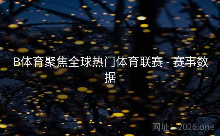 B体育聚焦全球热门体育联赛 - 赛事数据