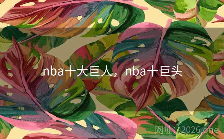 nba十大巨人,nba十巨头