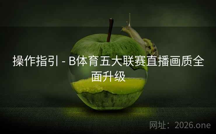 操作指引 - B体育五大联赛直播画质全面升级